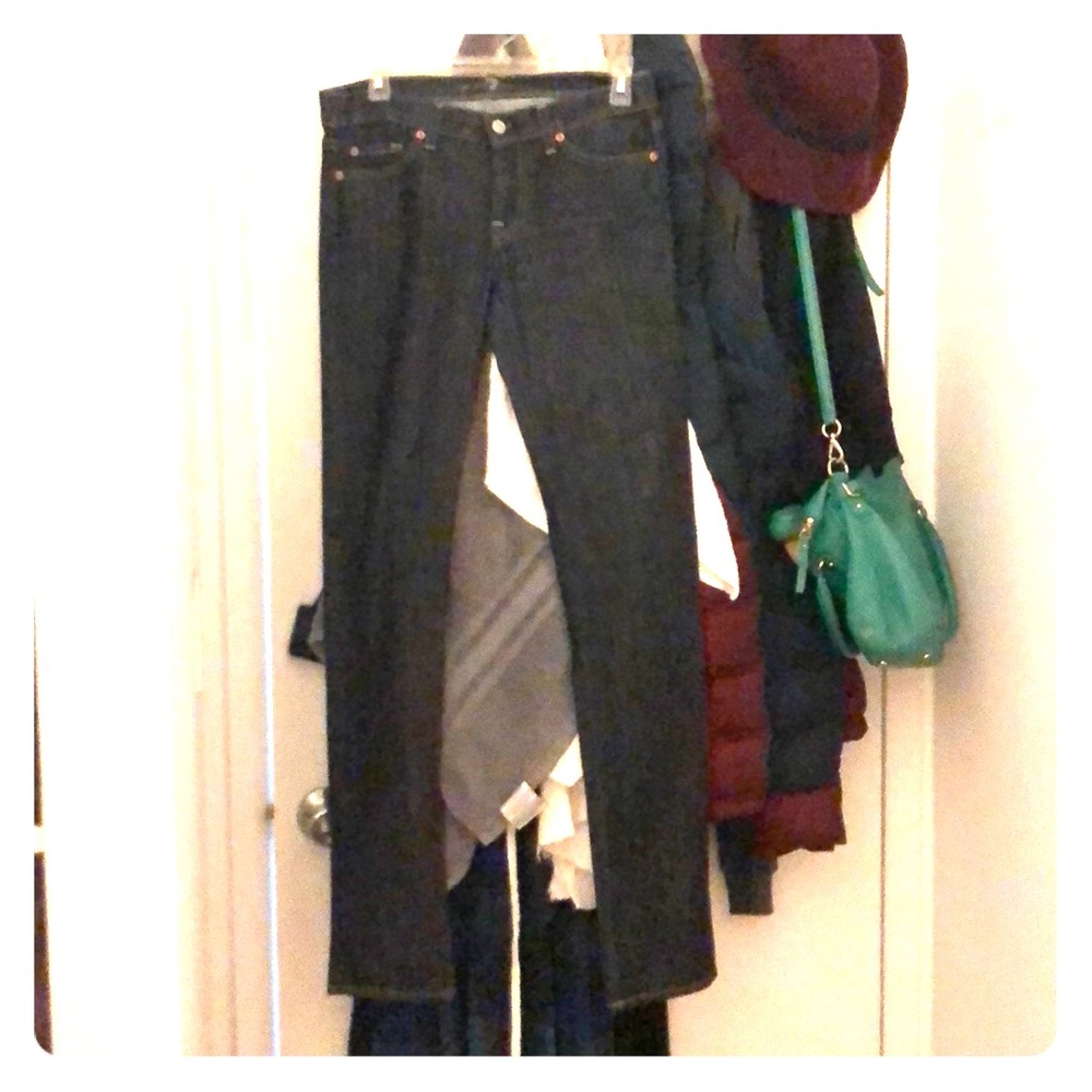 7’s straight leg jeans